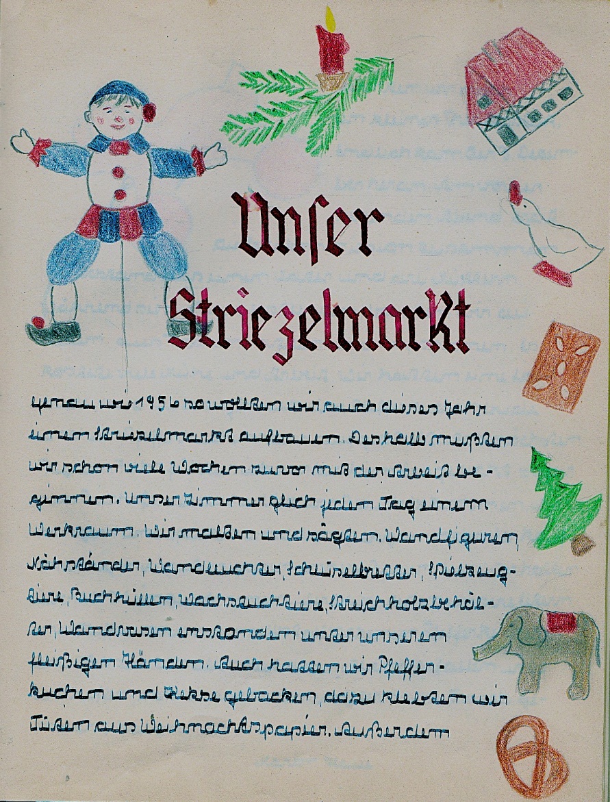 Striezelmarkt in Bühlau 1957